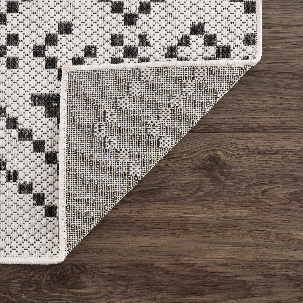 Haynesville Moroccan Design Pixel Outdoor Rug - Clearance