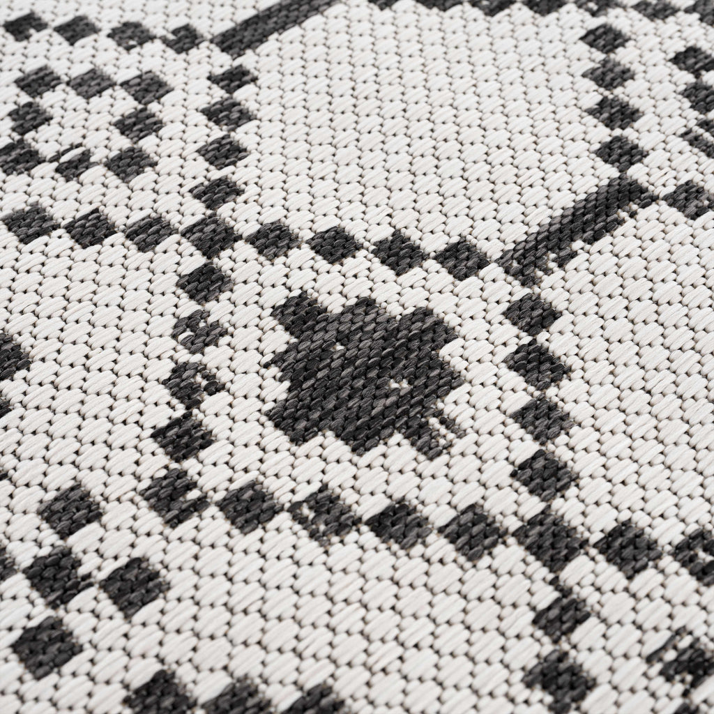 Haynesville Moroccan Design Pixel Outdoor Rug - Clearance
