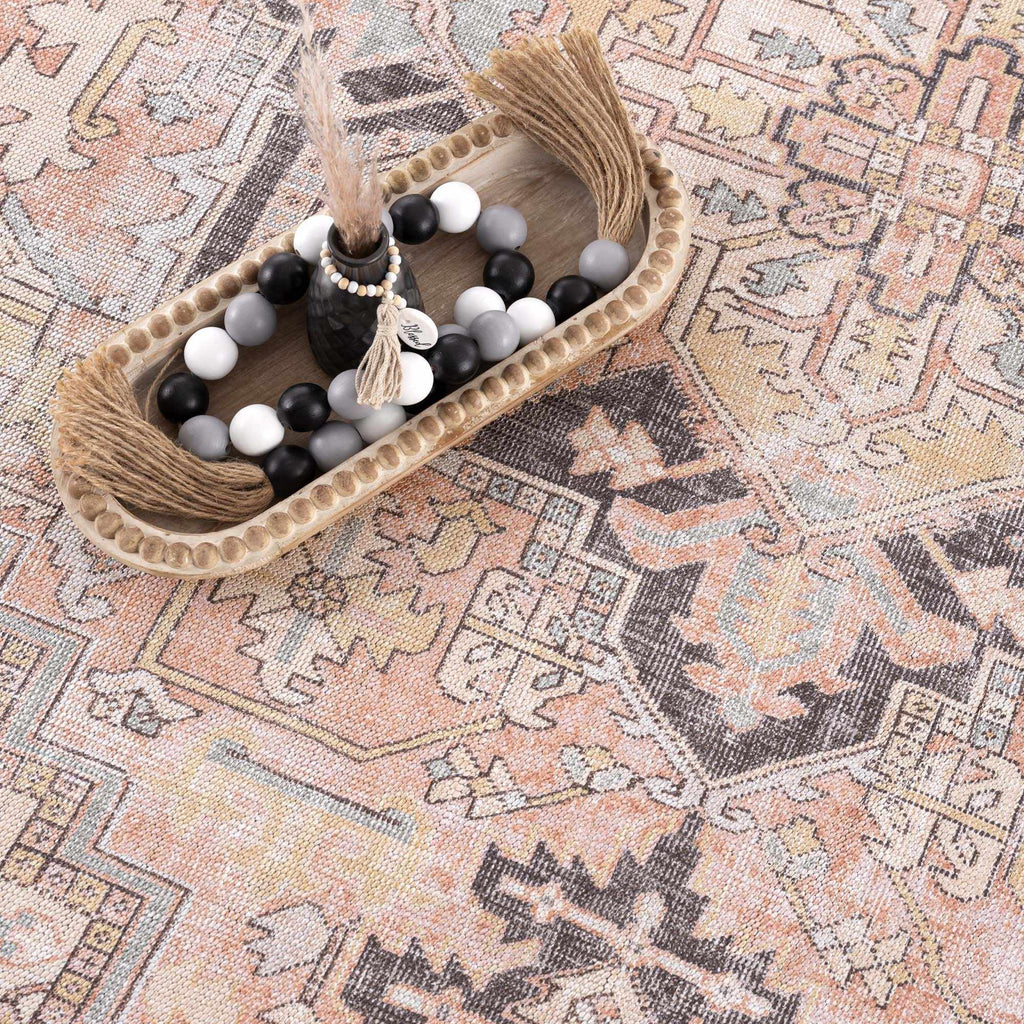 Nadia Dust Pink Area Rug - Clearance