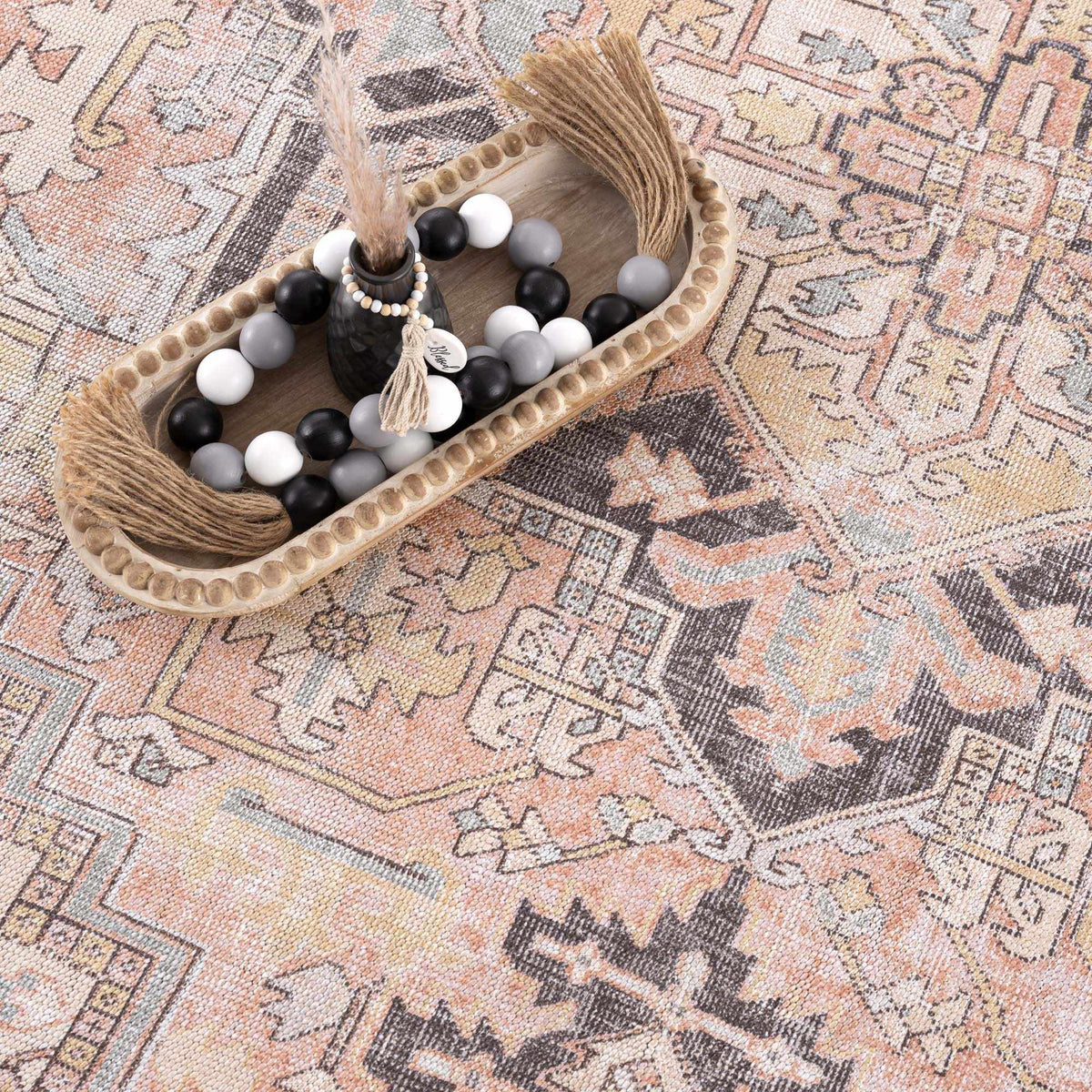 Nadia Dust Pink Area Rug - Clearance