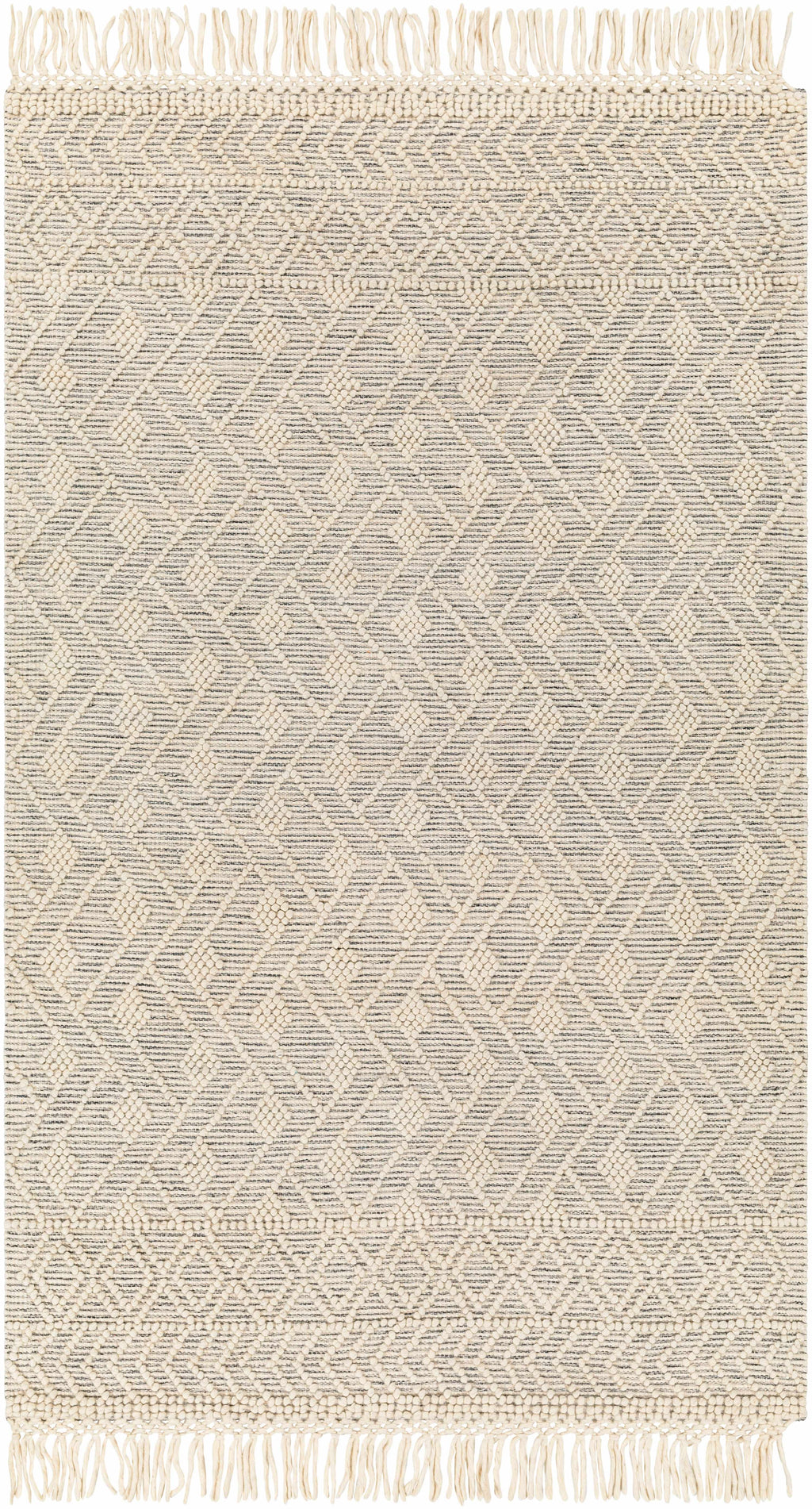 Erica Wool Rug with Tassels - Clearance