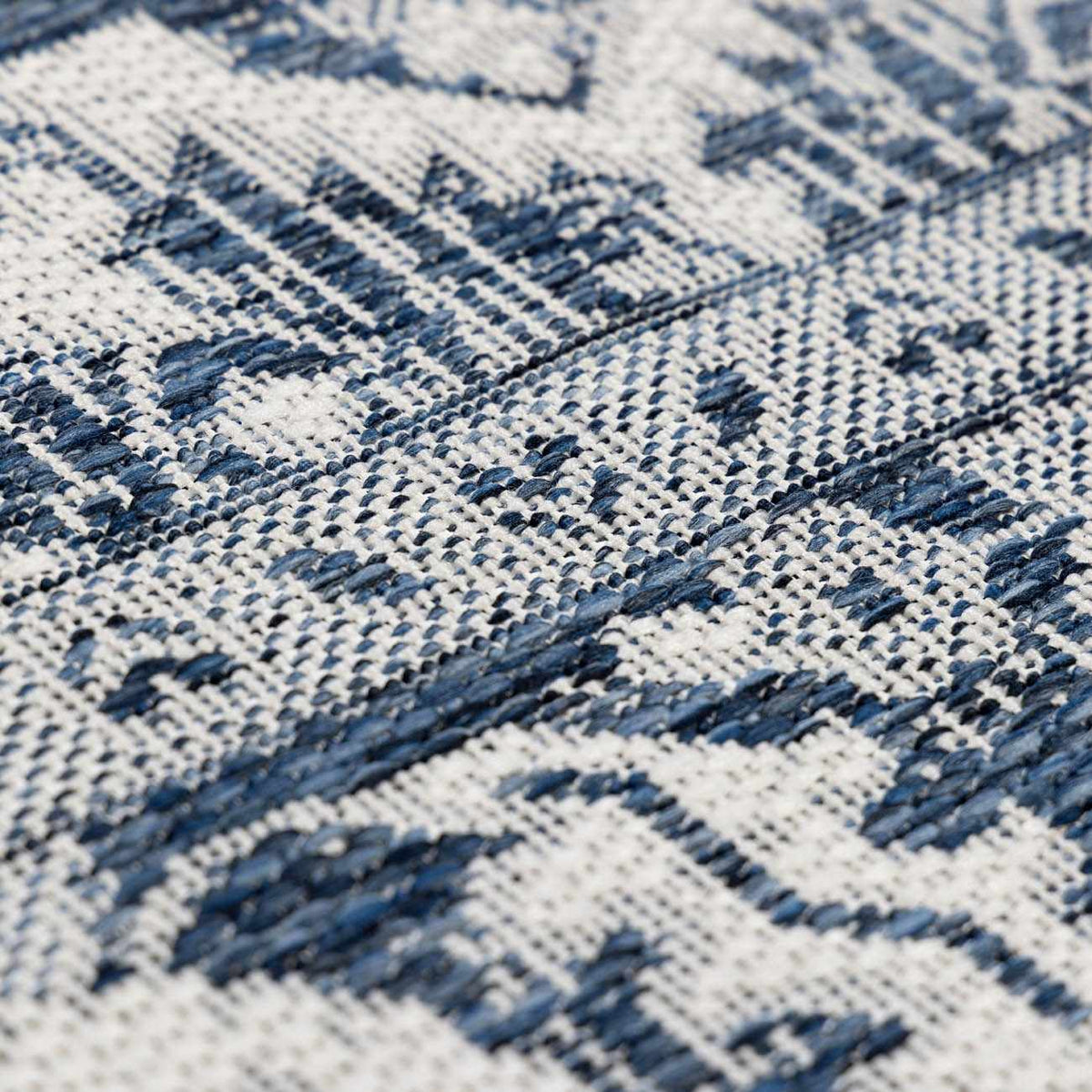 Etoile Navy Blue Performance Outdoor Rug