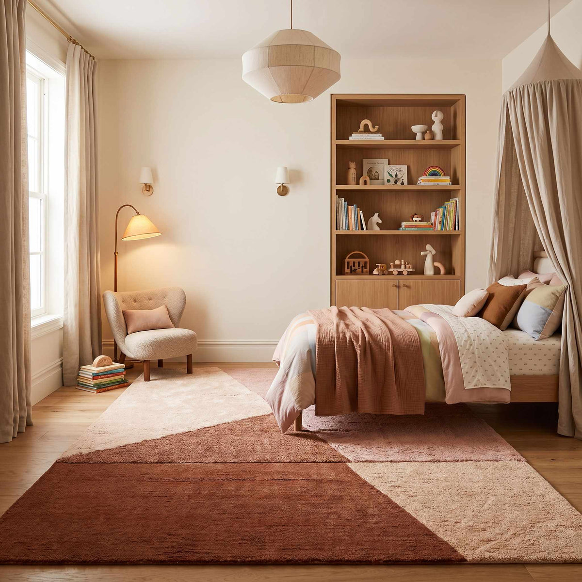Gedynu Modern Minimalist  Handmade Washable Area Rug