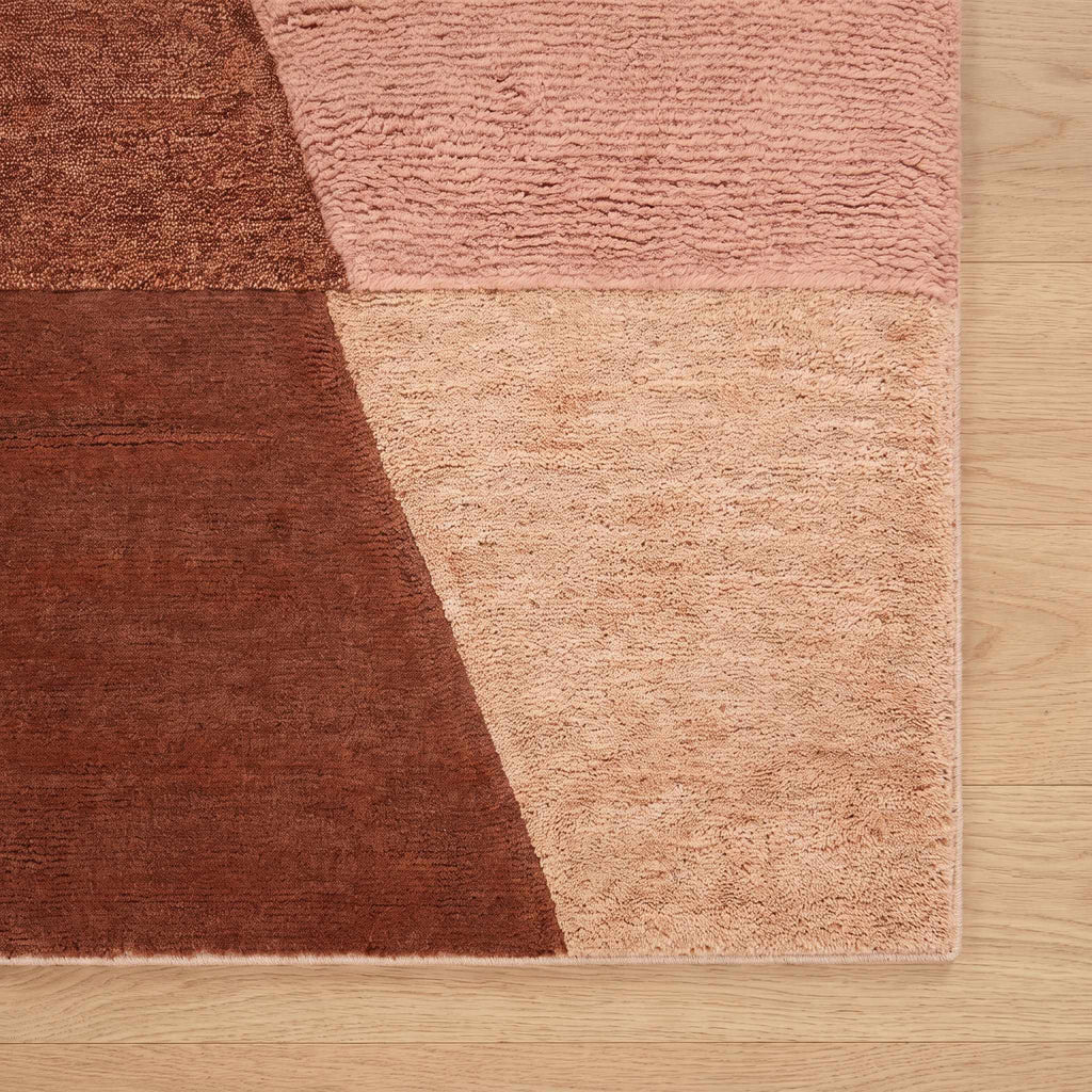 Gedynu Modern Minimalist  Handmade Washable Area Rug