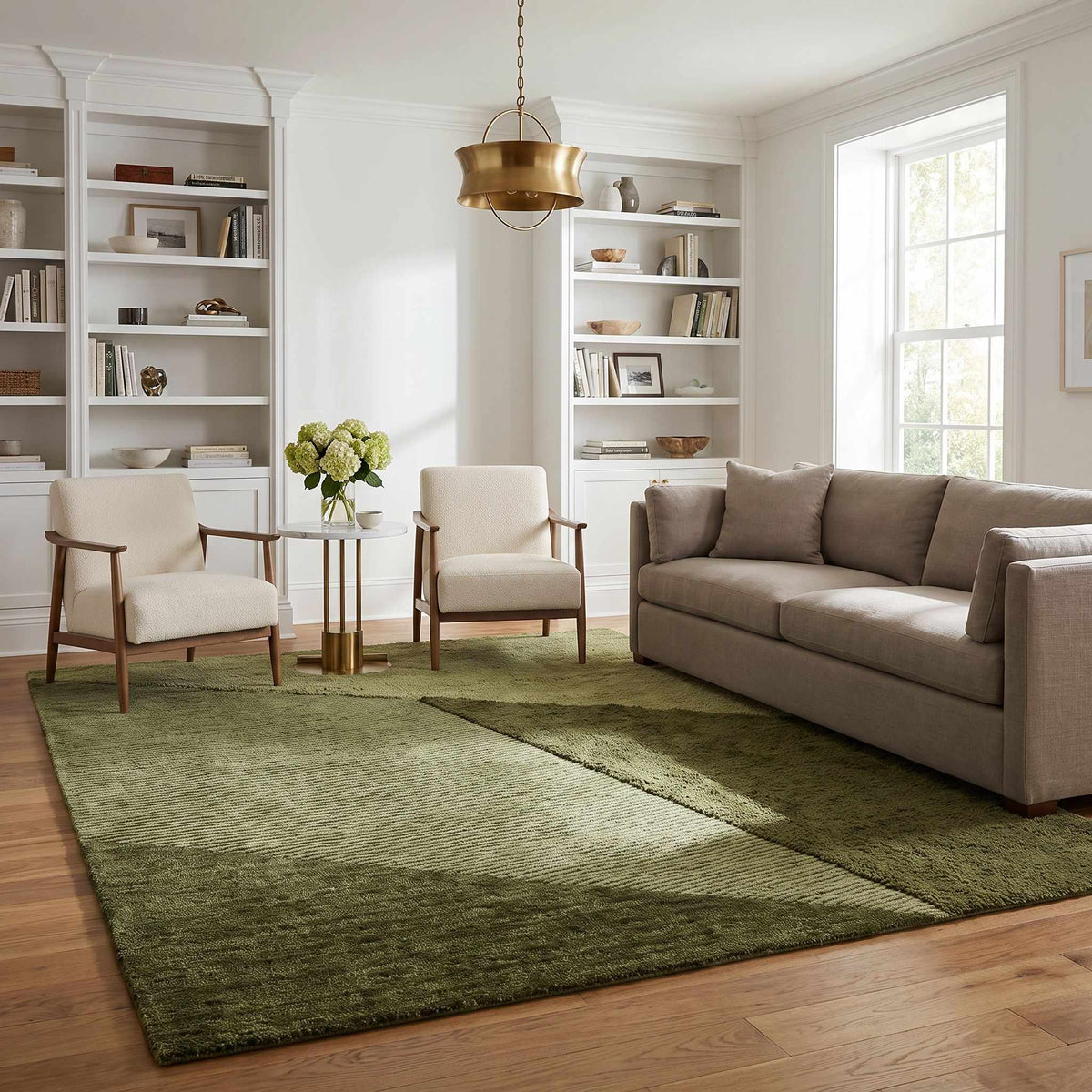 Tocepo Modern Minimalist  Handmade Washable Area Rug