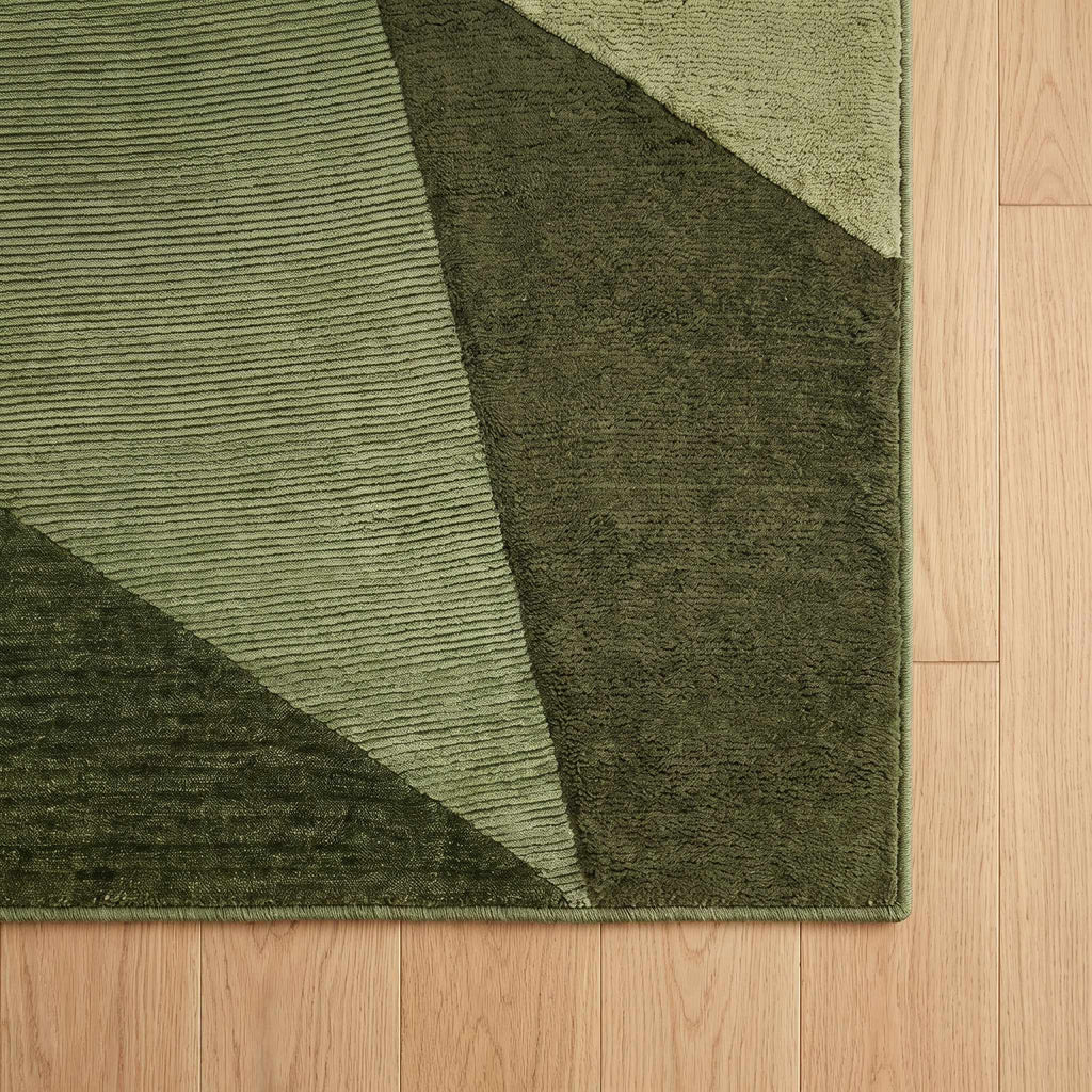 Tocepo Modern Minimalist  Handmade Washable Area Rug