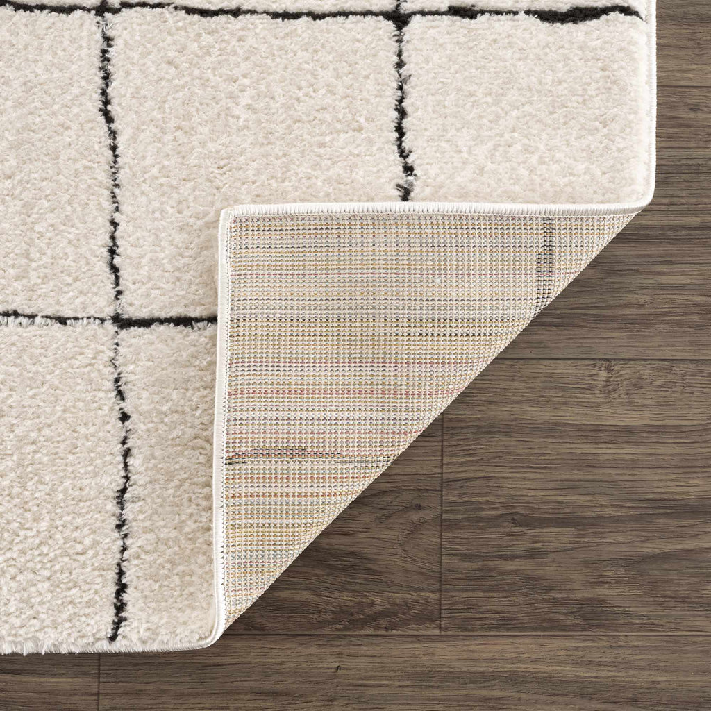 Keanu Black & White Area Rug - Clearance