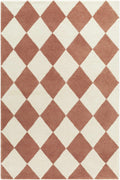 Almeda Diamond Washable Wool Rug