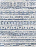 Novato Navy All Over Pattern Performance Outdoor Rug