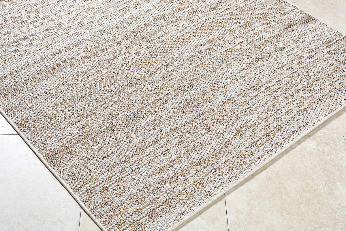 Alezae Beige Outdoor Area Rug