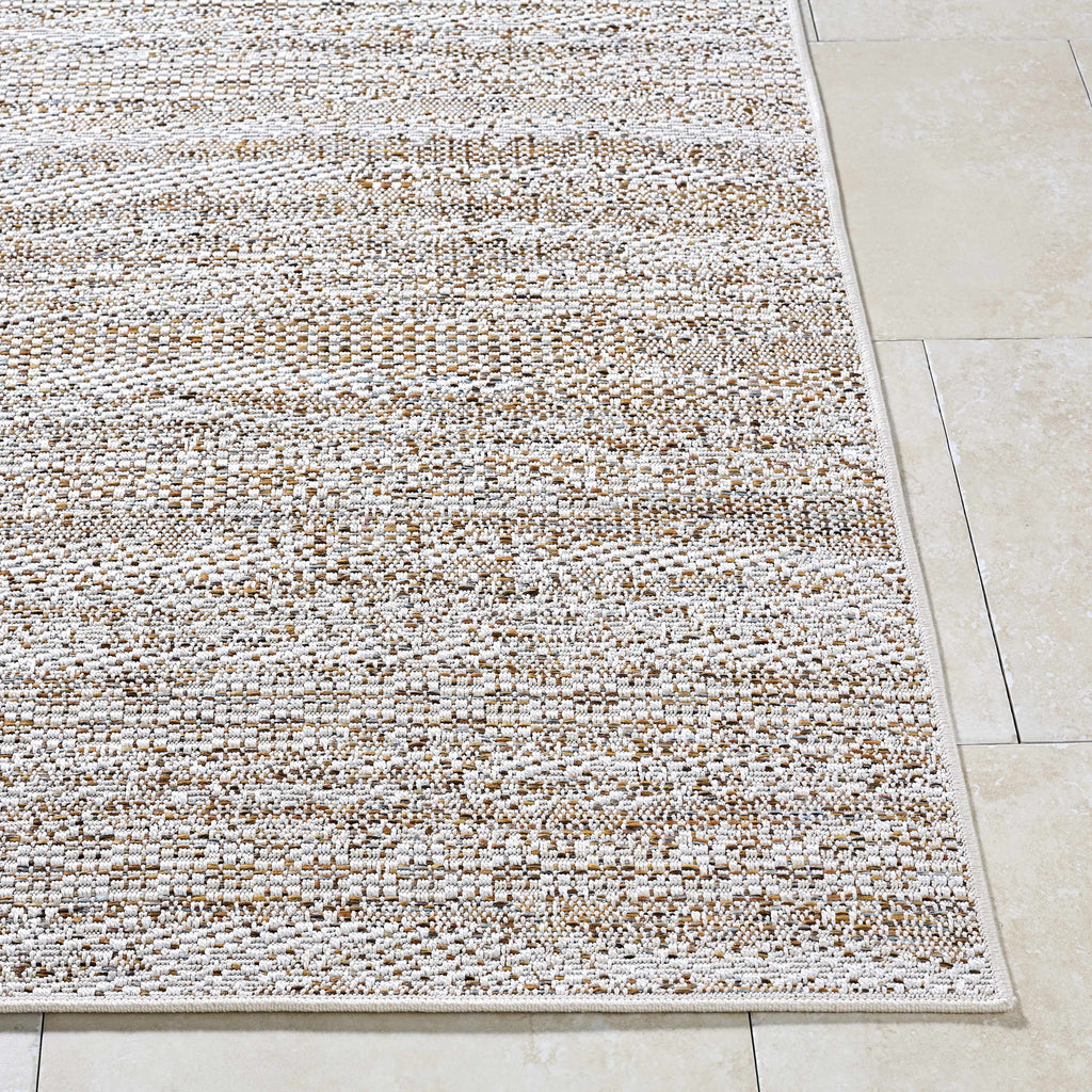Alezae Beige Outdoor Area Rug