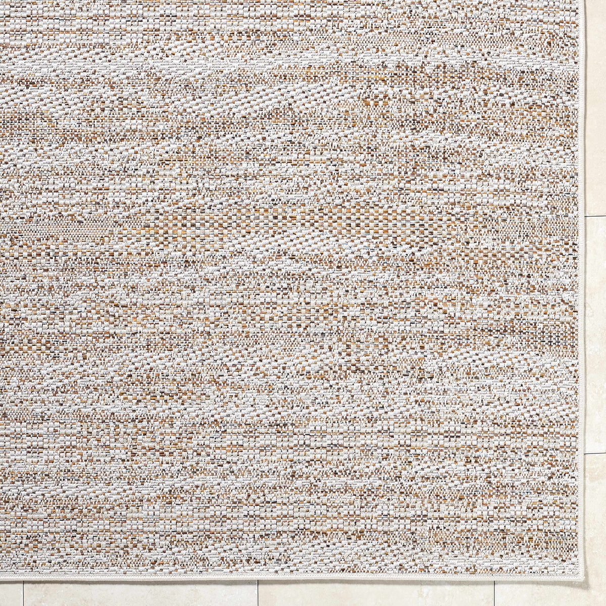 Alezae Beige Outdoor Area Rug