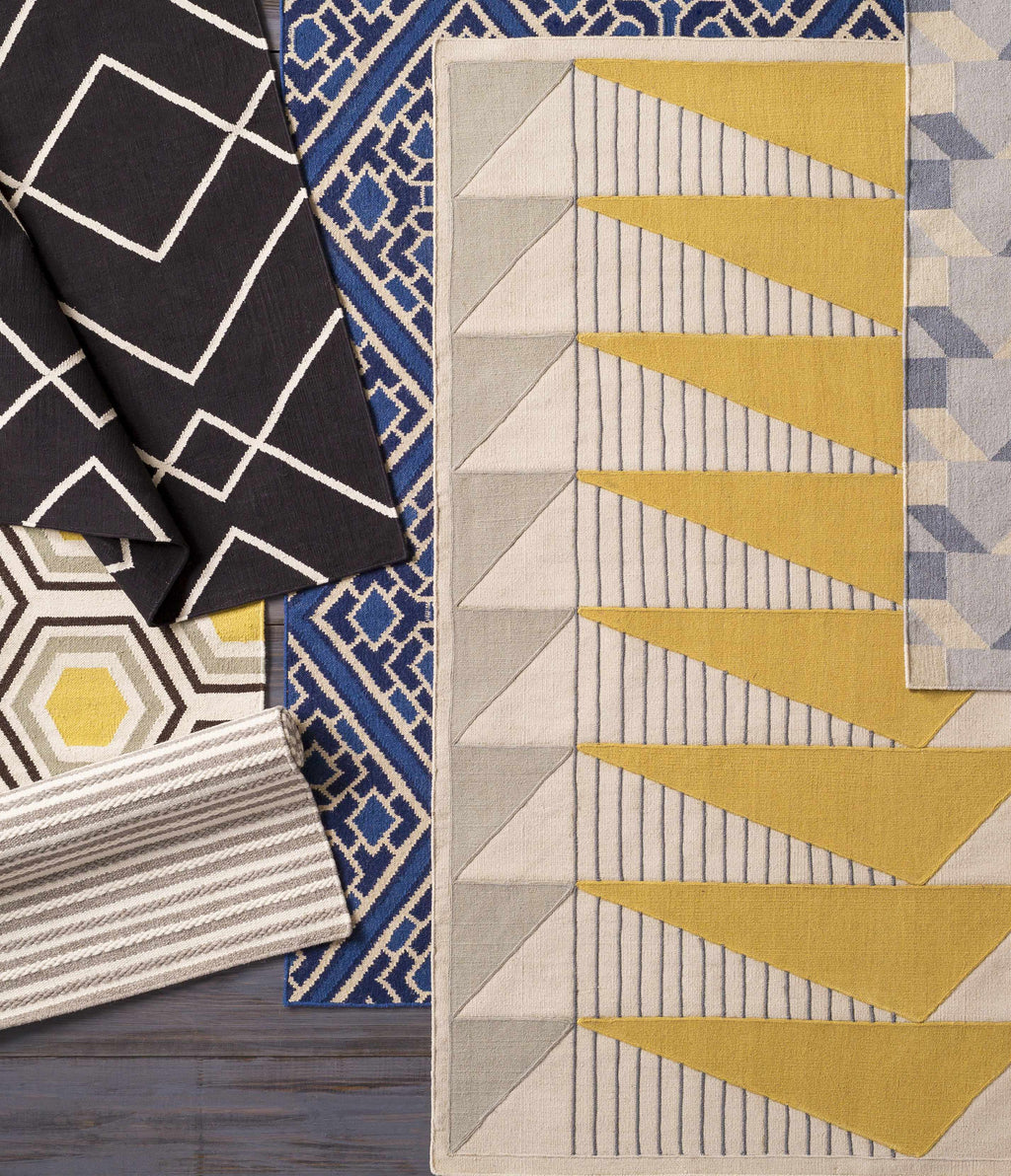 Welton Honeycomb Pattern Wool Rug - Clearance