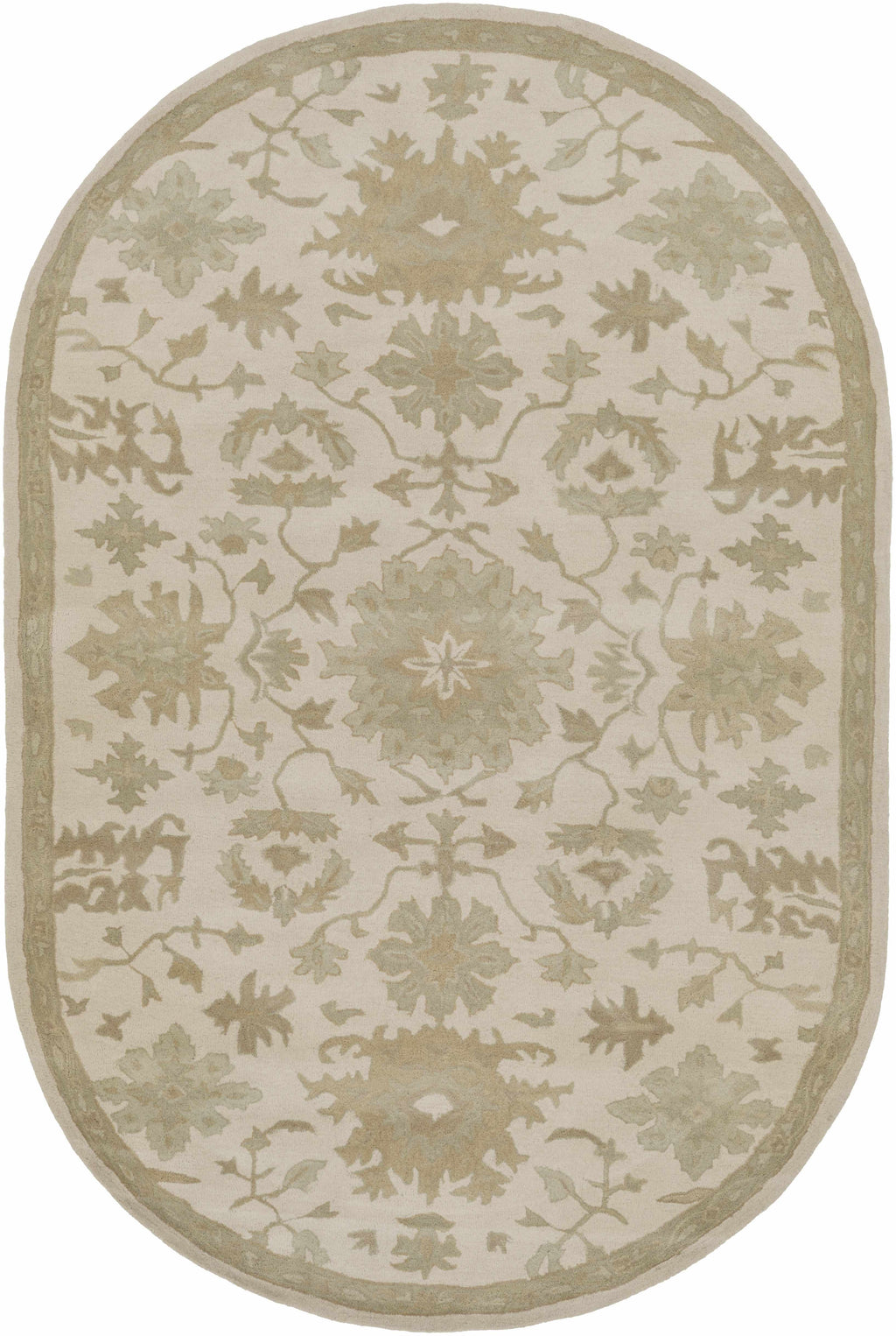 Hazen 1197 Hand Tufted Light Beige Wool Rug
