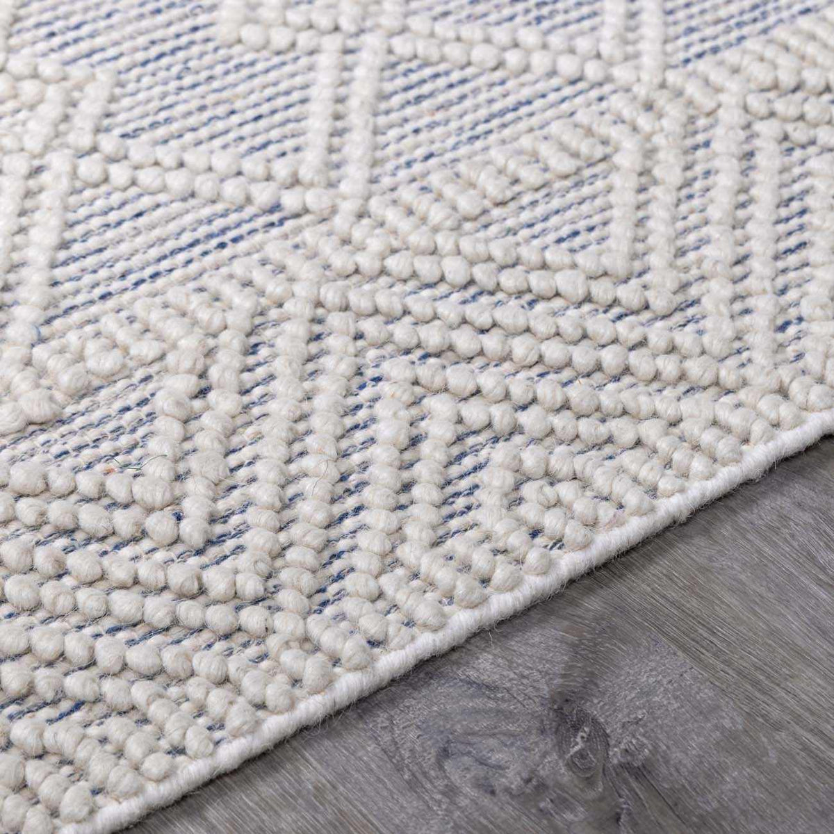 Ginter Handmade Beige Wool Rug - Clearance