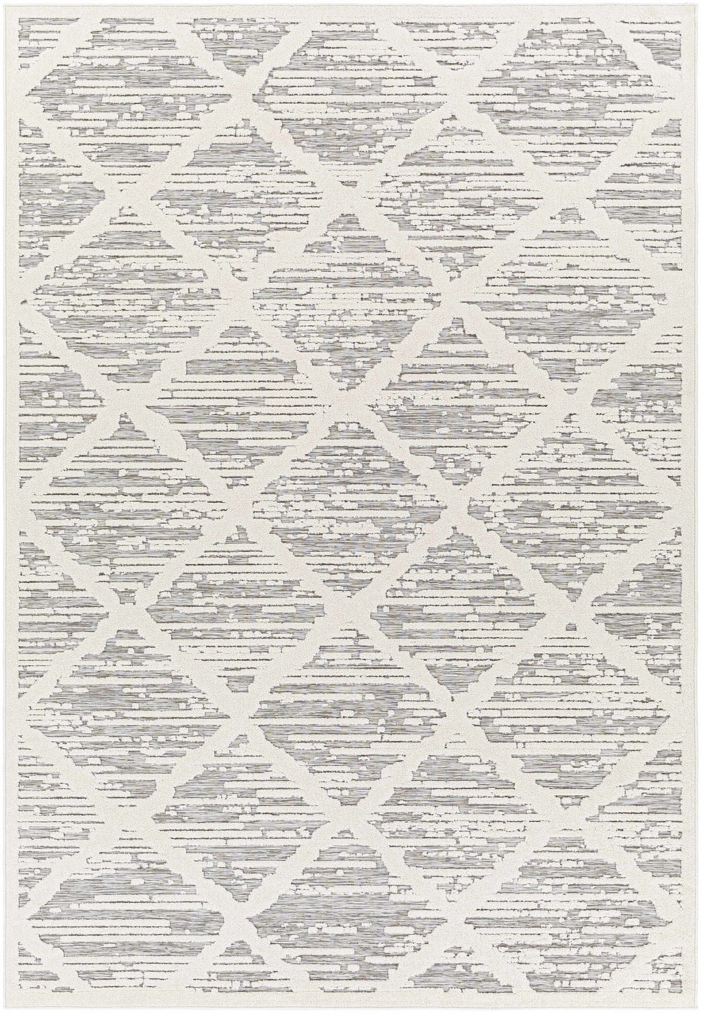Gambang 3D Trellis Outdoor Area Rug - Clearance