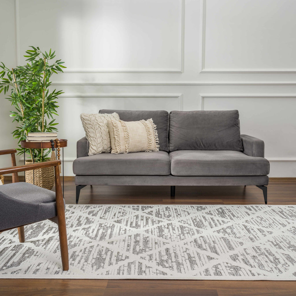 Gambang 3D Trellis Outdoor Area Rug - Clearance