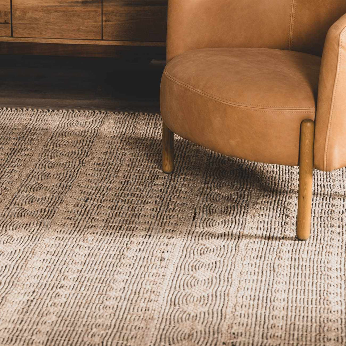 Hanston Handmade Faux Silk Rug - Clearance