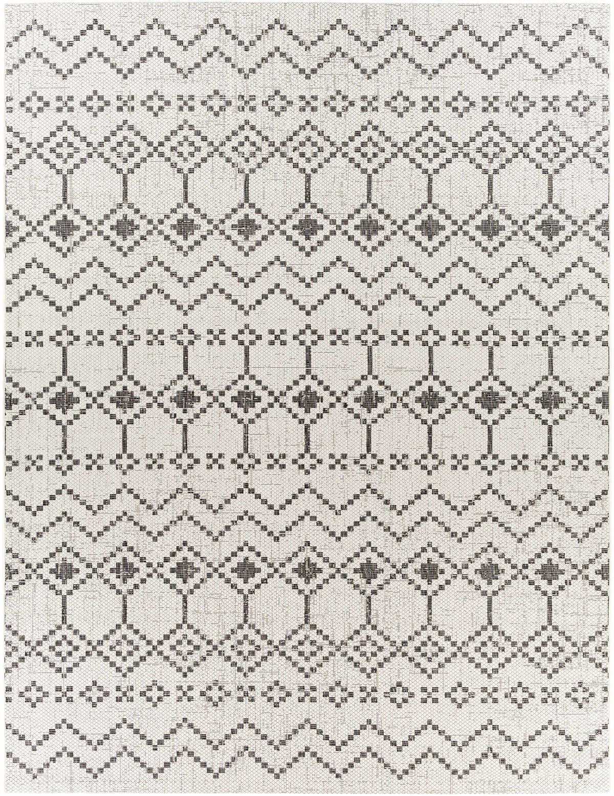 Haynesville Moroccan Design Pixel Outdoor Rug - Clearance