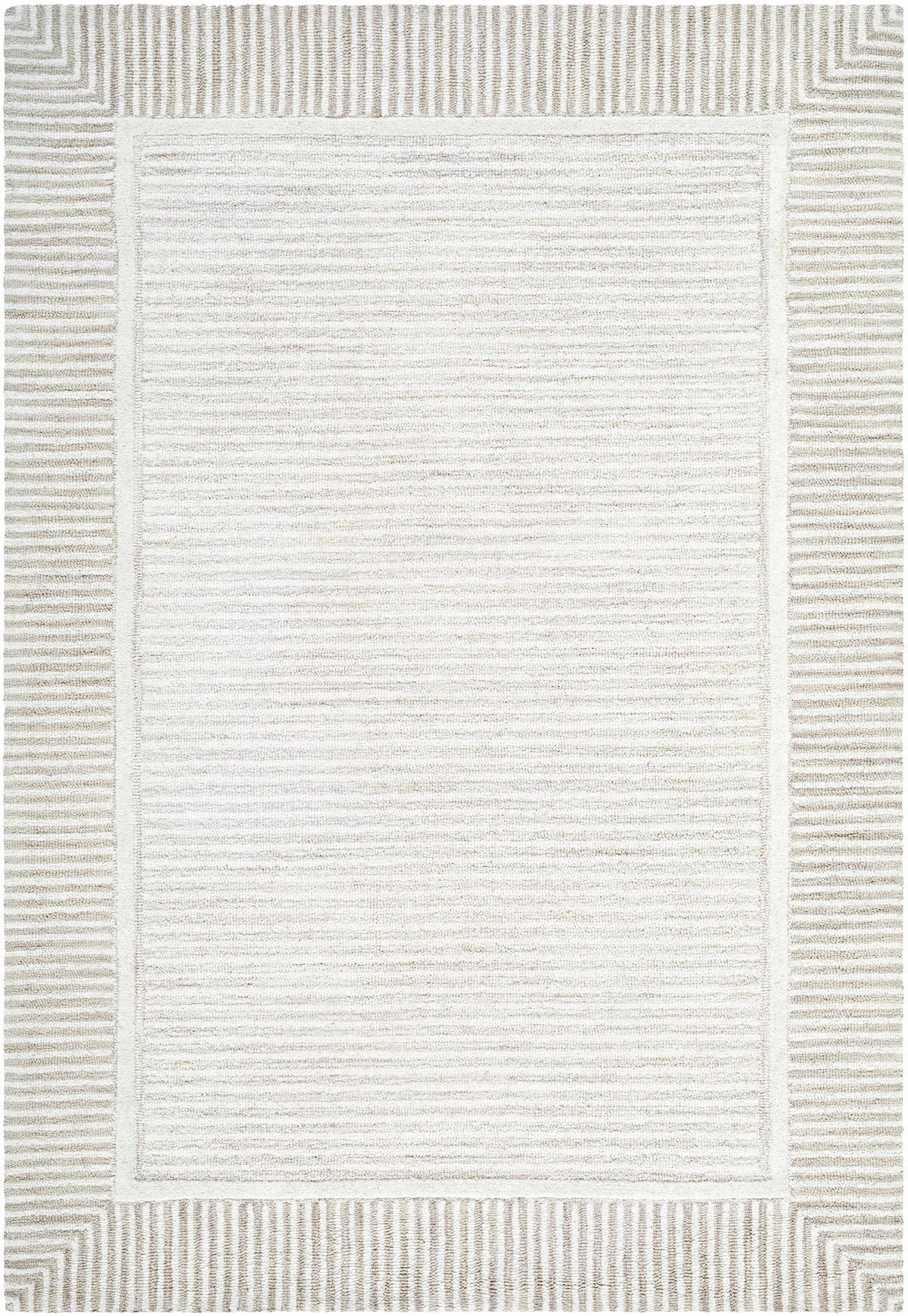 Hiroto Taupe Area Rug