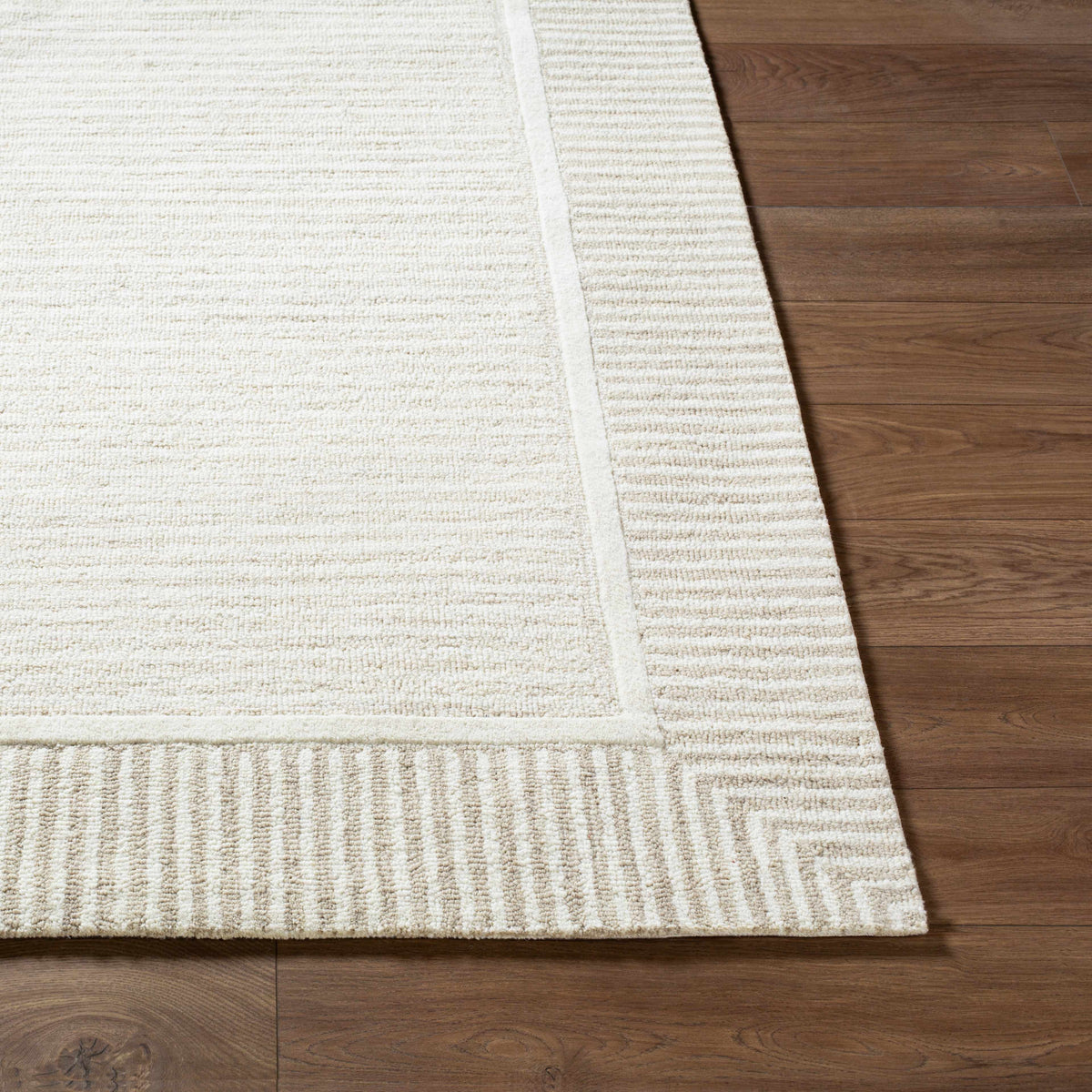 Hiroto Taupe Area Rug