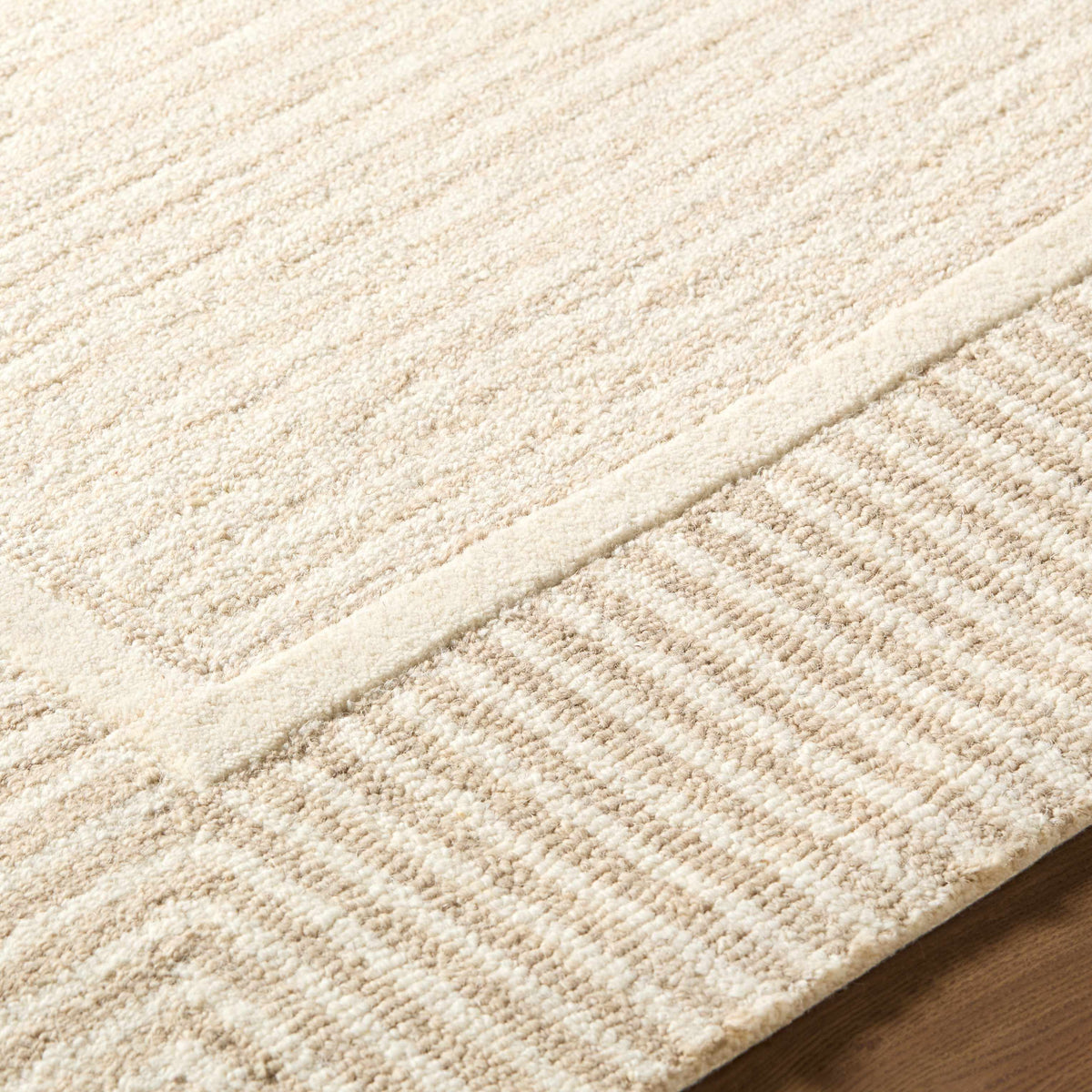 Hiroto Taupe Area Rug