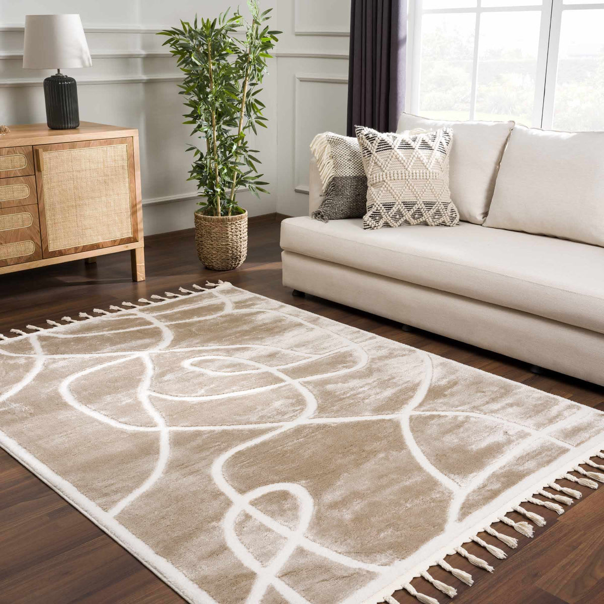 Azana Cream Area Rug - Clearance