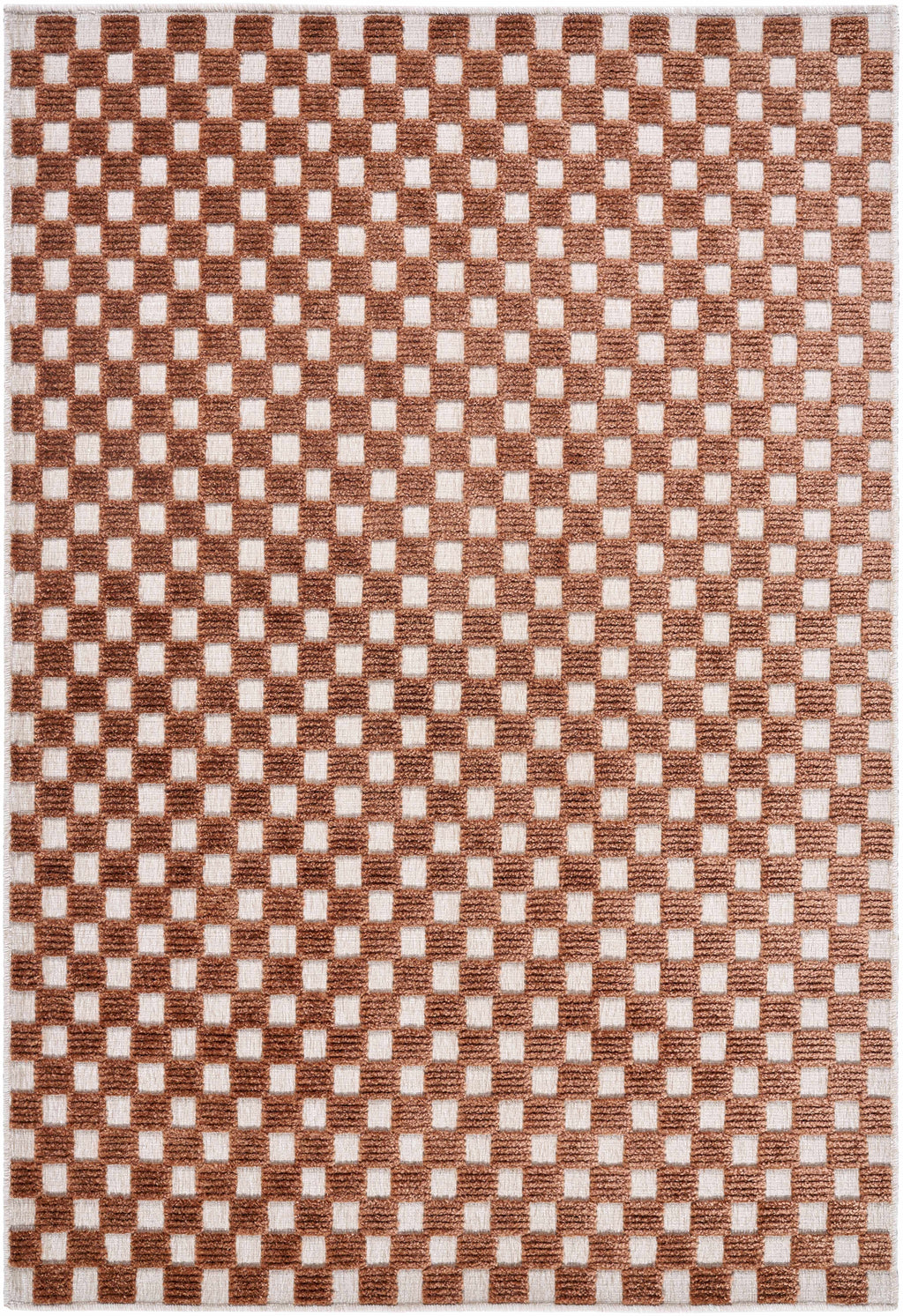 Anthea White Washable Area Rug