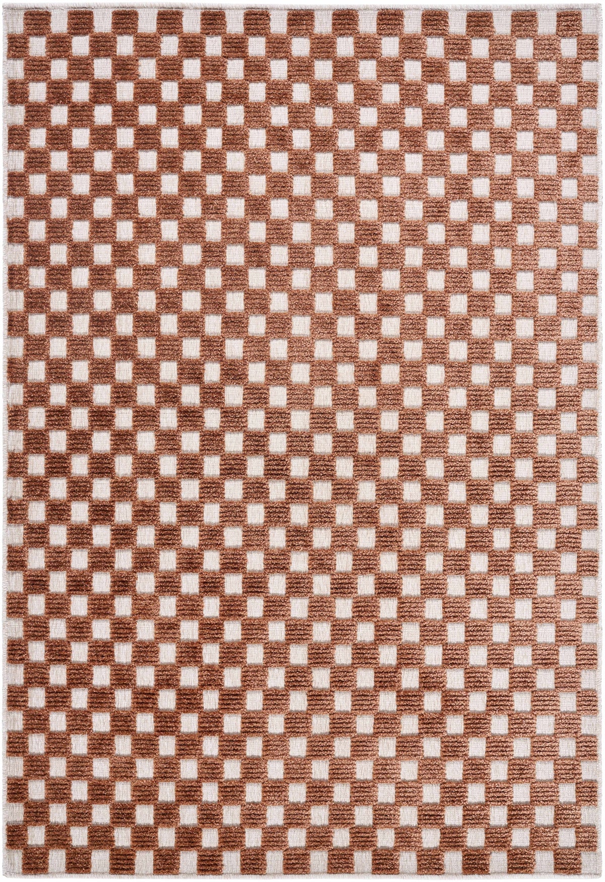 Anthea White Washable Area Rug