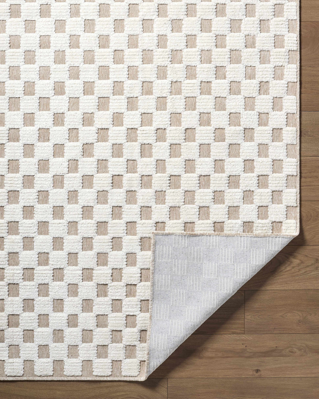 Anthea Light Gray Washable Area Rug
