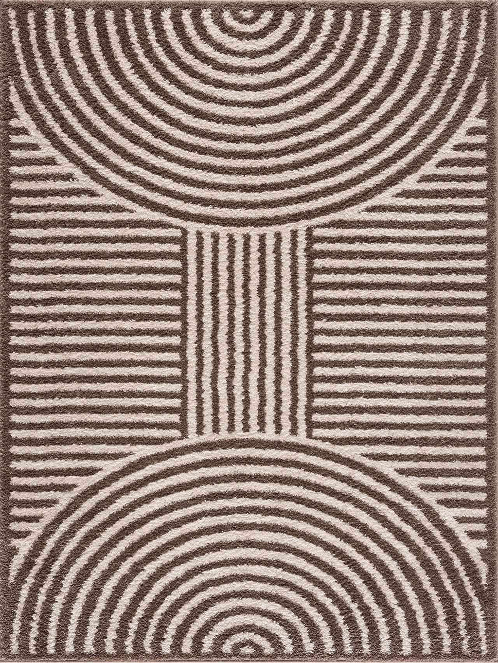 Allard Brown Washable Area Rug