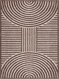 Allard Brown Washable Area Rug