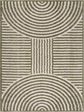 Allard Green Washable Area Rug