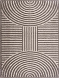 Allard Charcoal Washable Area Rug