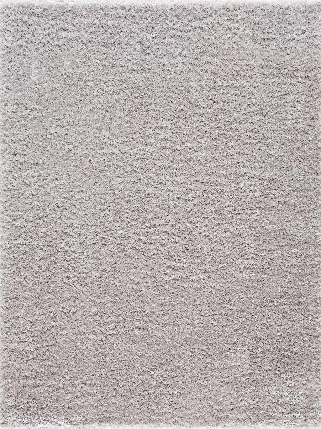 Faina Solid Light Gray Shag Washable Area Rug