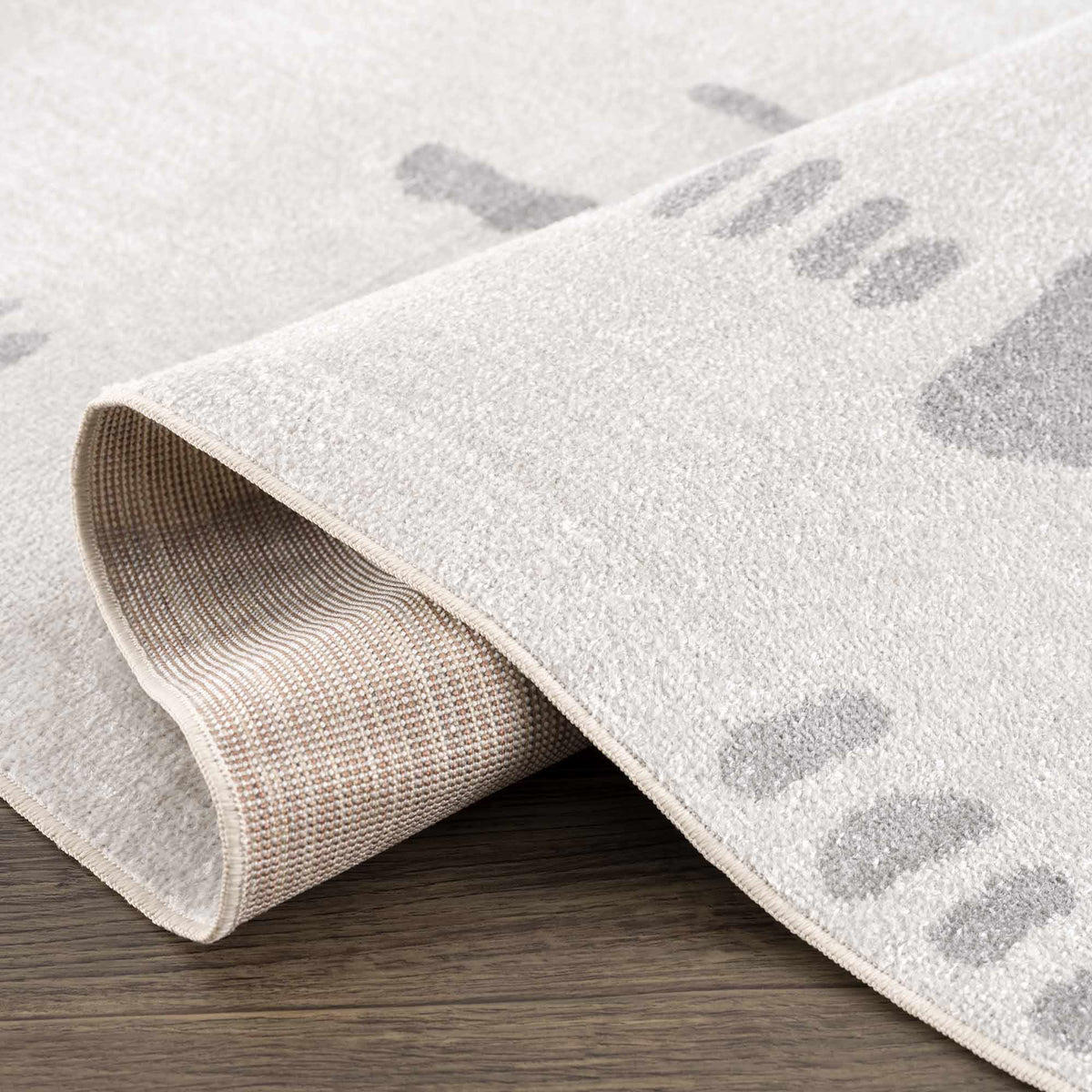 Eitan Modern Washable Off-White Rug - Clearance