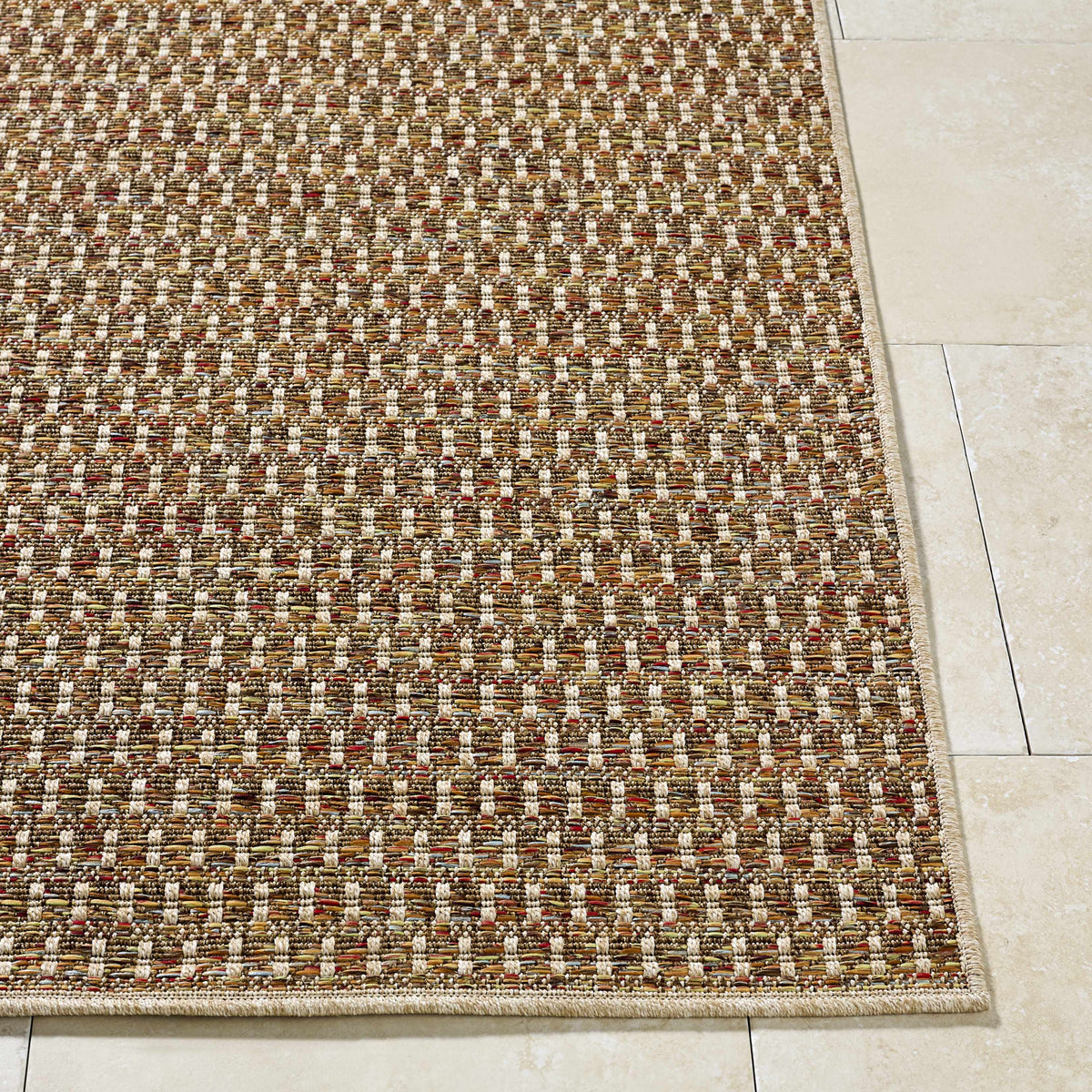 Ataret Burnt Sienna Outdoor Area Rug
