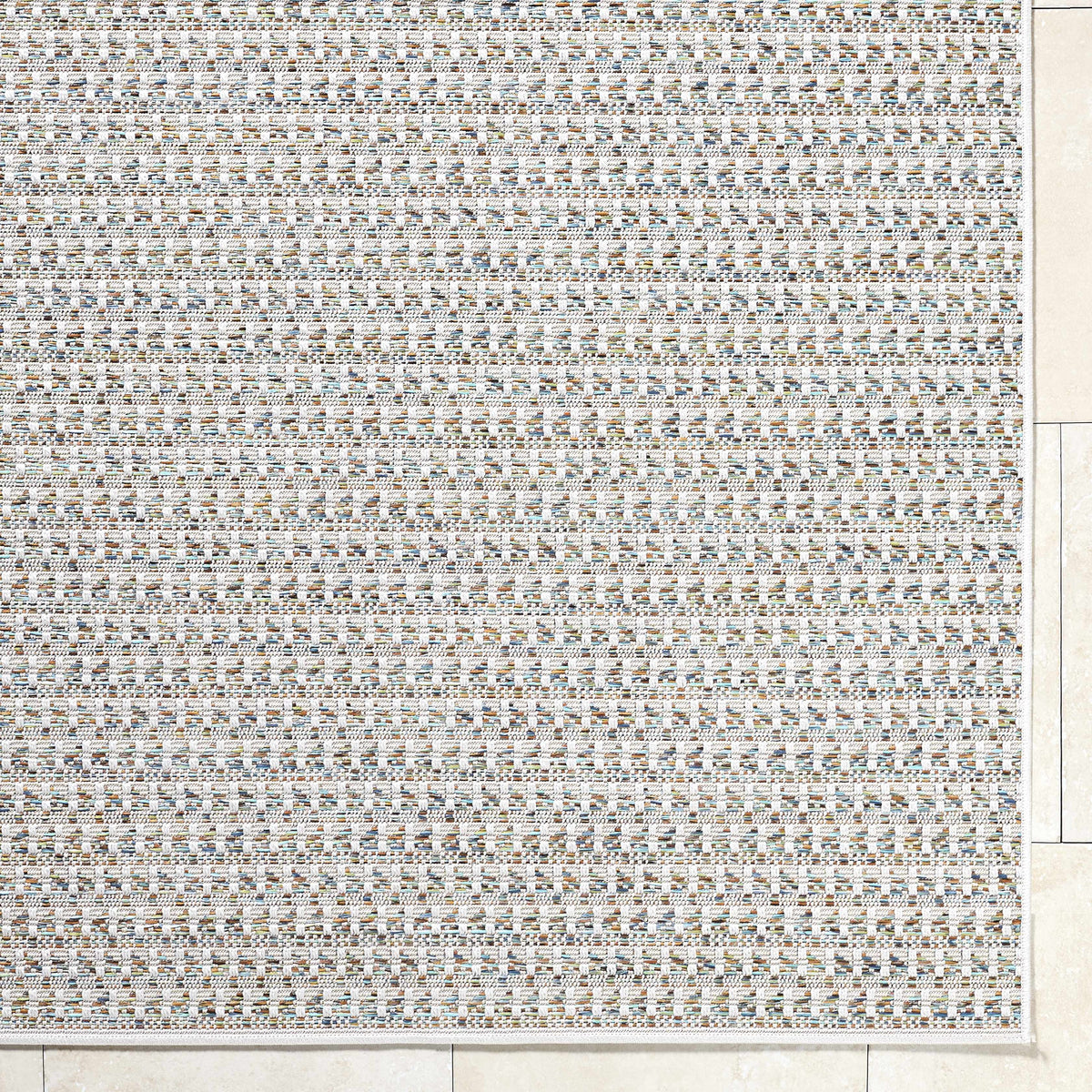 Ataret Ivory Outdoor Area Rug