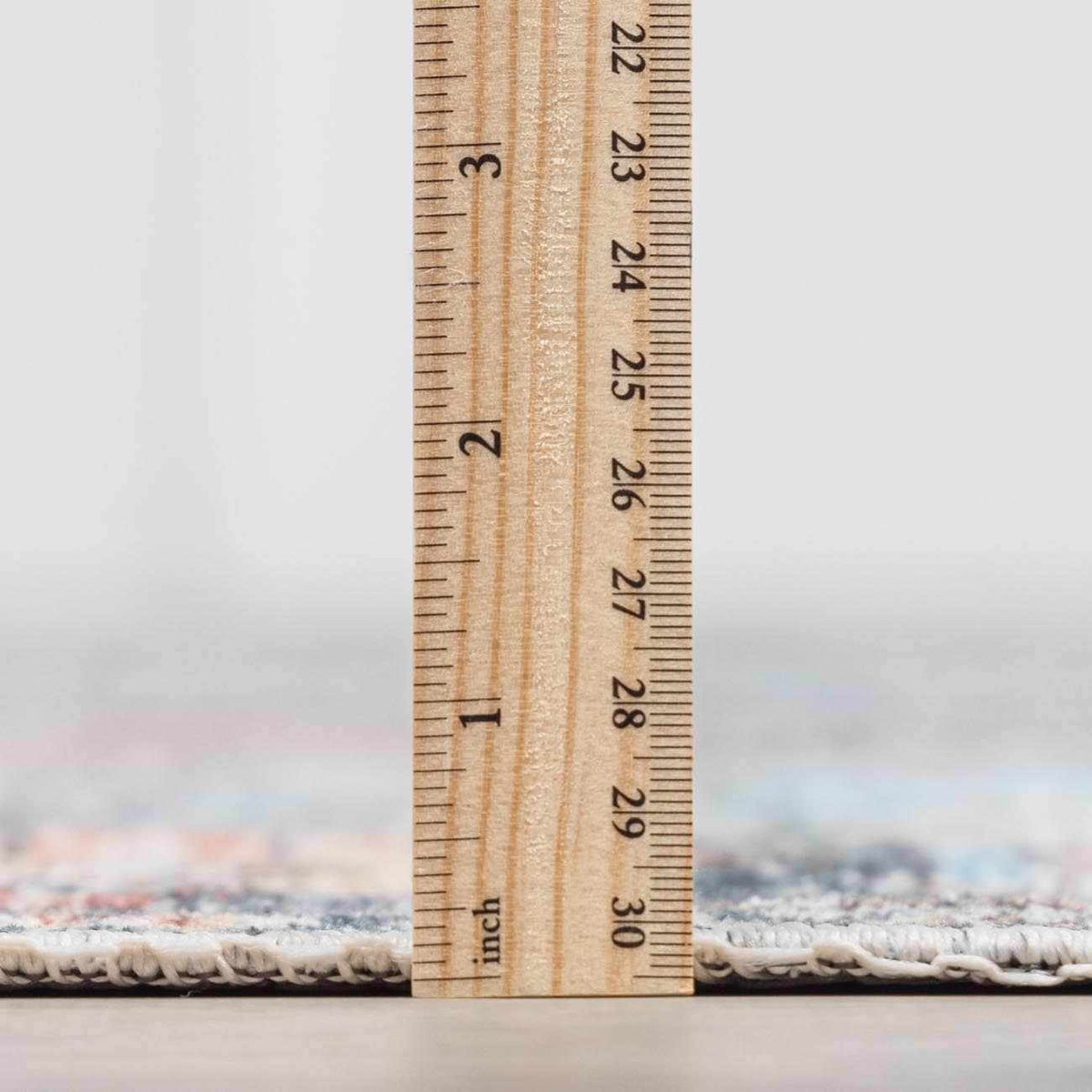 Blue Burgundy Holi-2302 Washable Area Rug