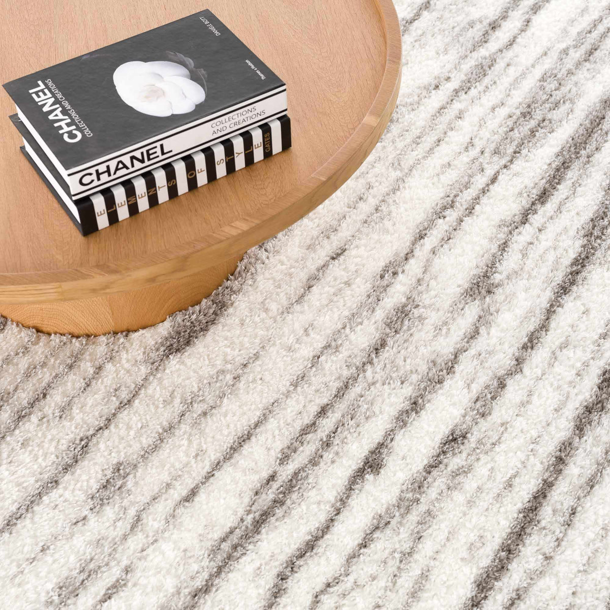 Natsu Natural Gray Area Rug - Clearance