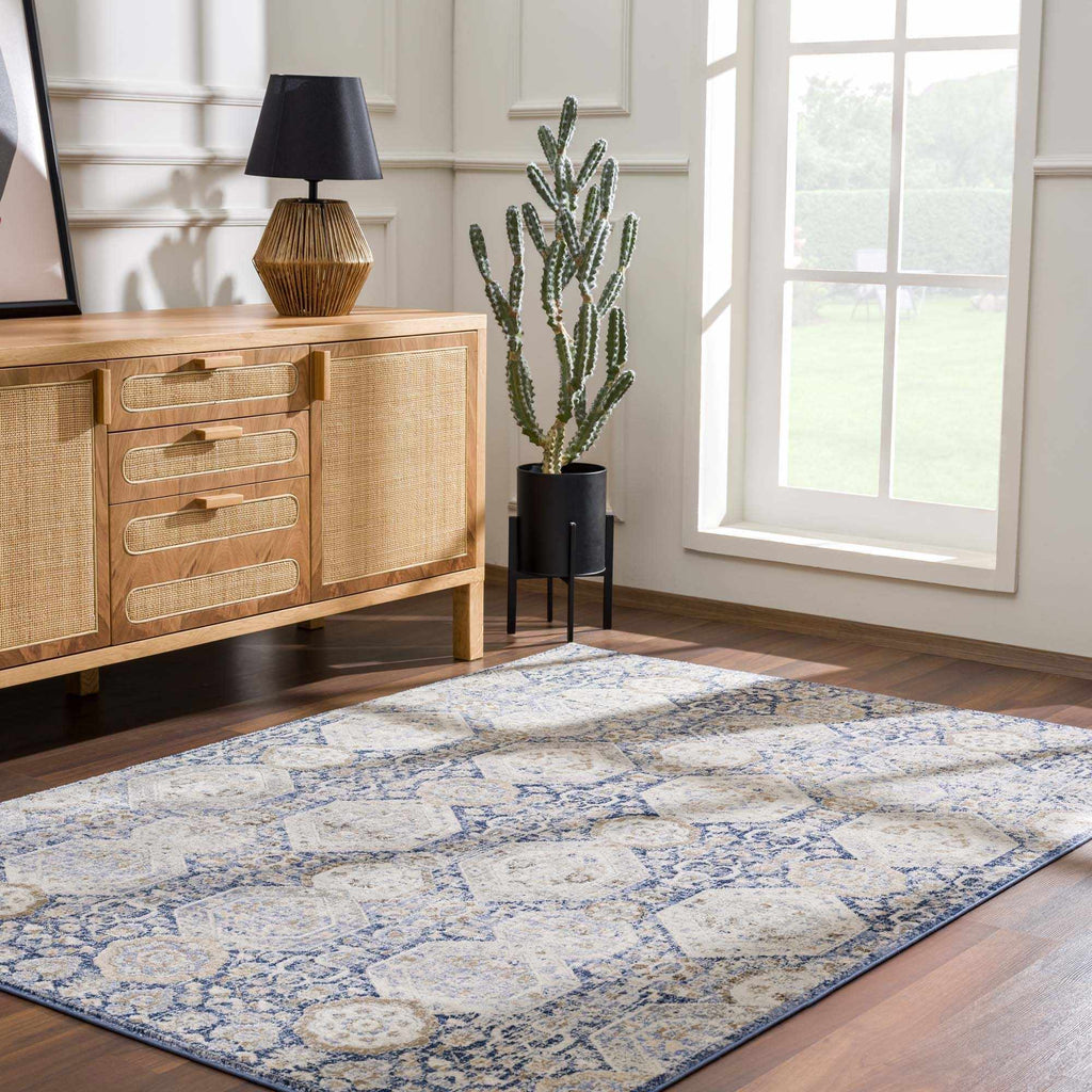 Parkerfield Blue Area Rug - Clearance