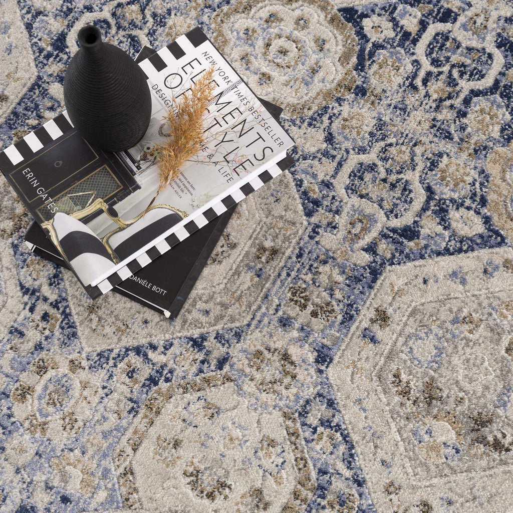 Parkerfield Blue Area Rug - Clearance
