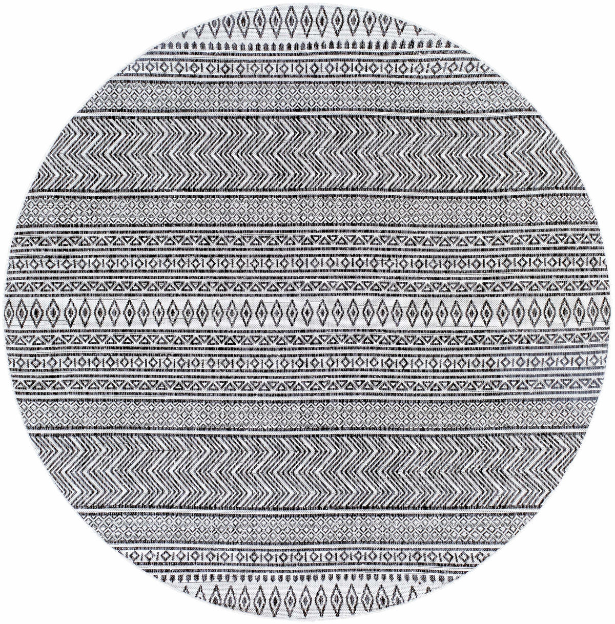 Imboden Black&White Outdoor Rug