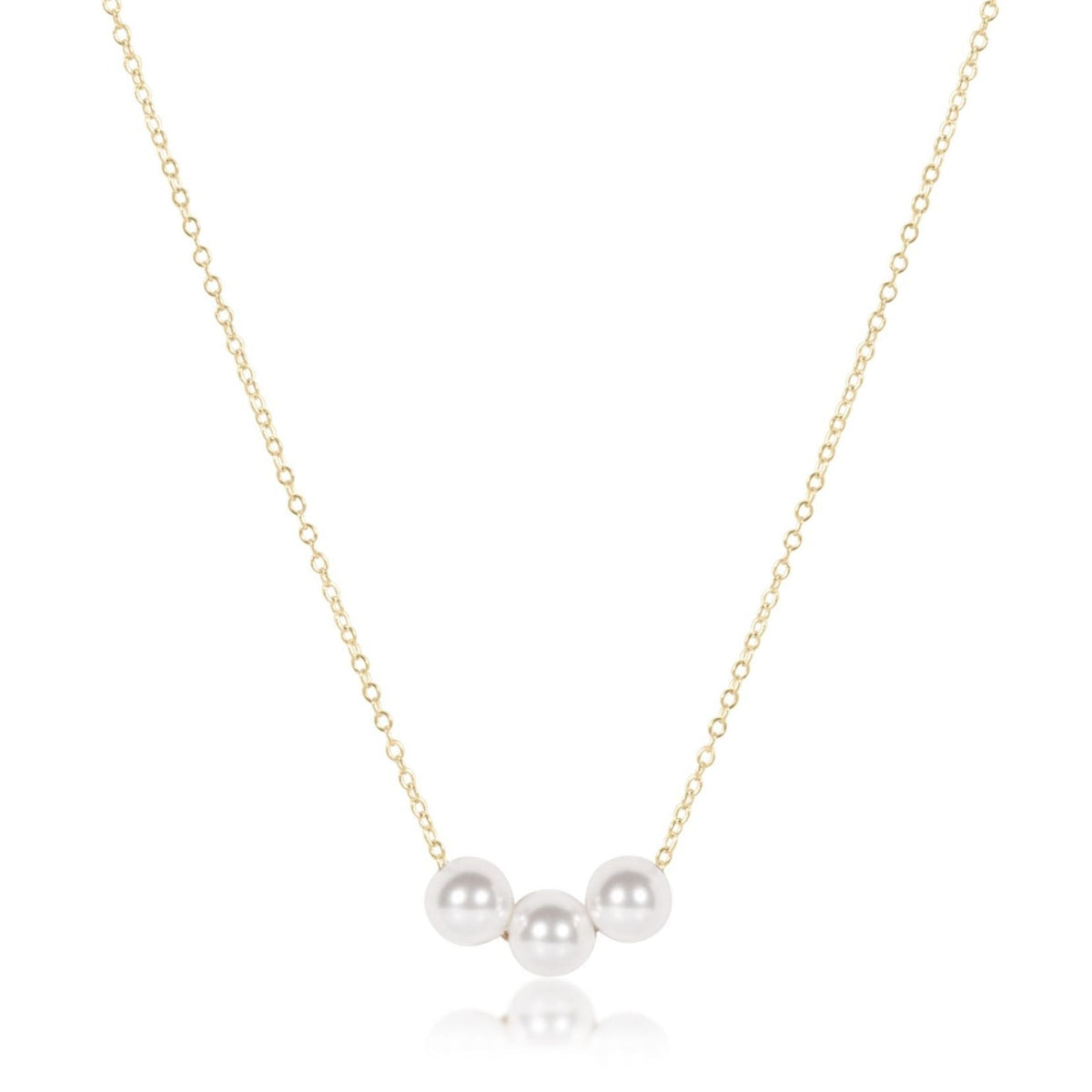 16" Necklace Gold - Joy Pearl
