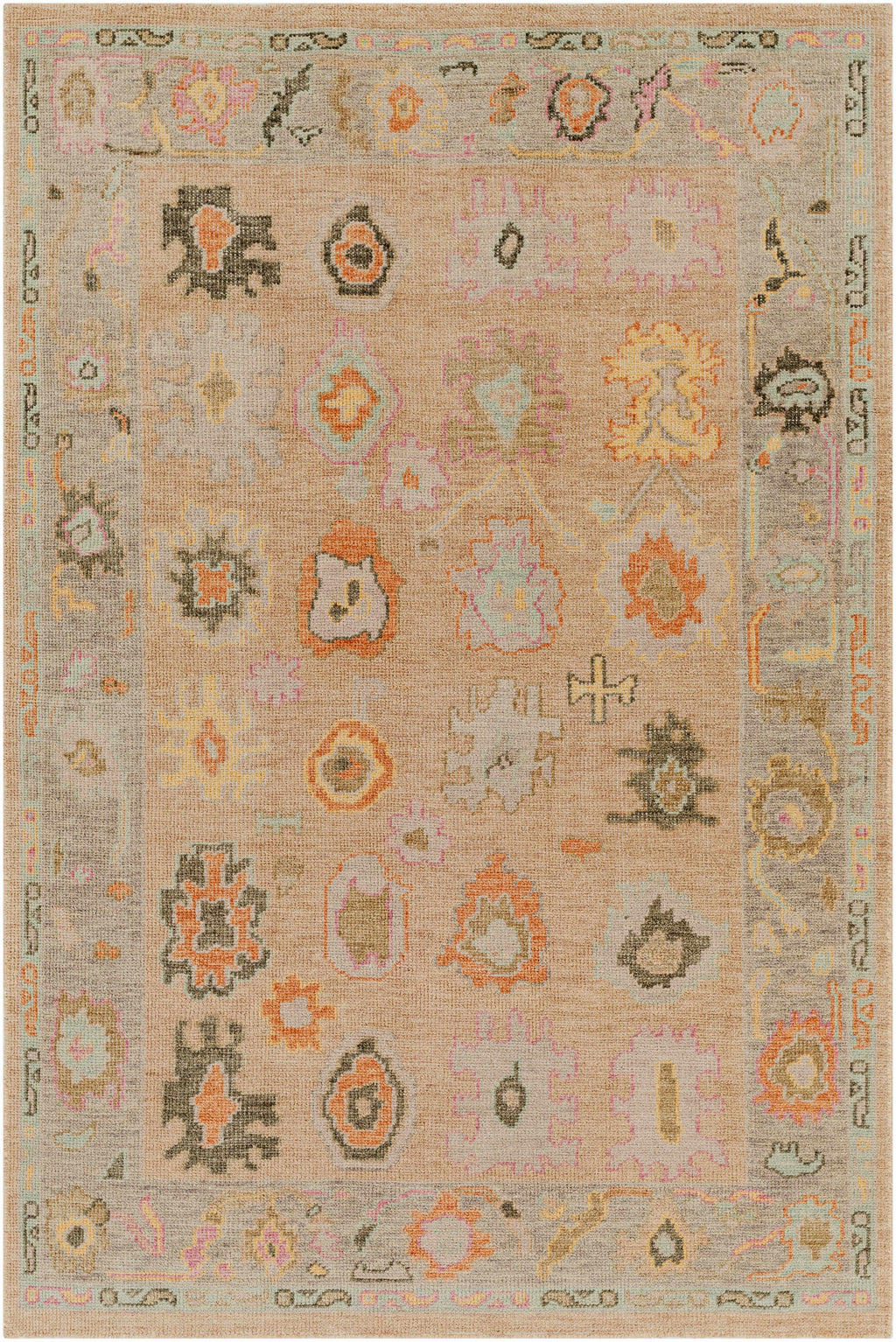 Ina Hand Knotted Wool & Cotton Area Rug - Clearance