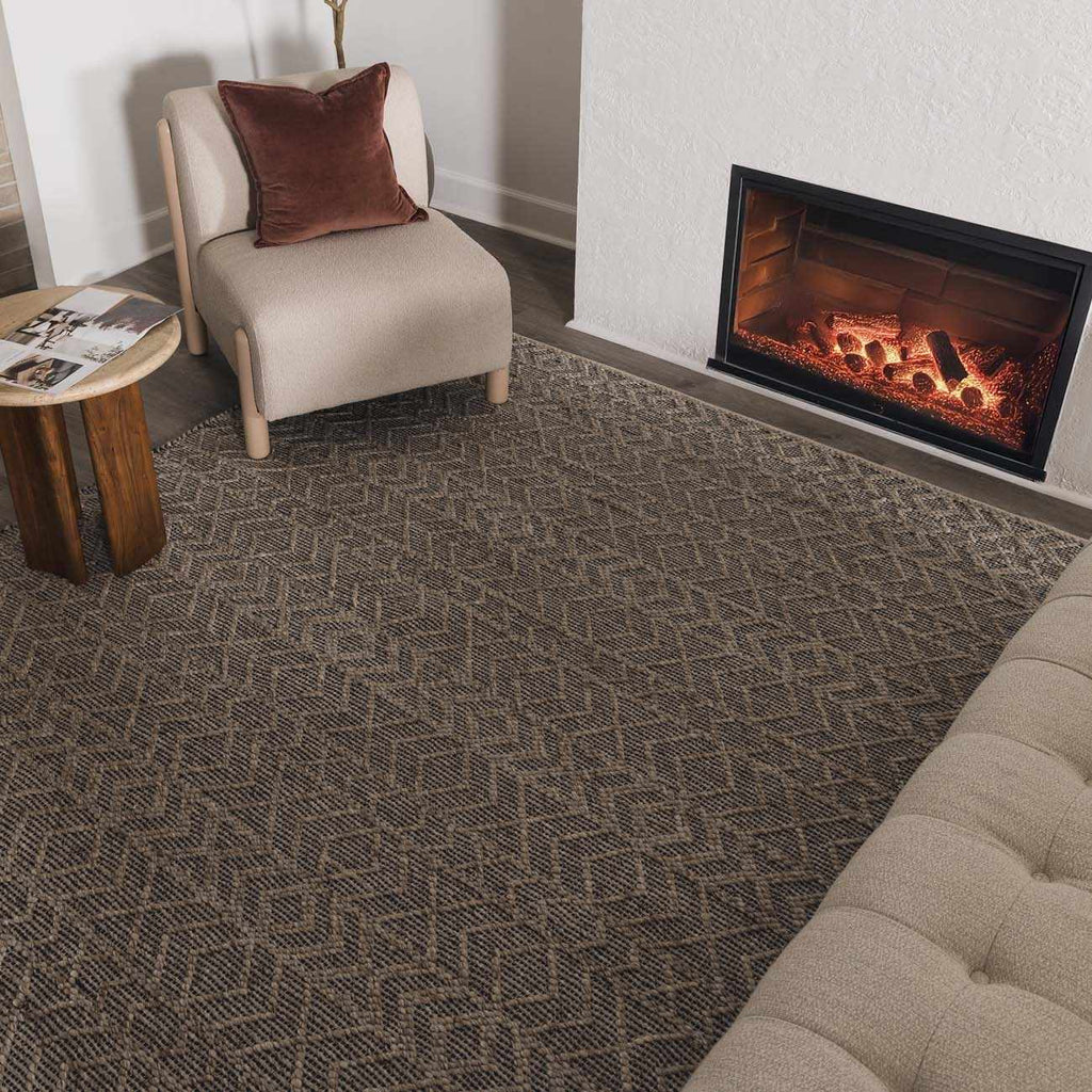 Ironia Handmade Faux Silk Rug - Clearance