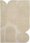 Ecrru Abstract Modern Hand Tufted Wool Area Rug