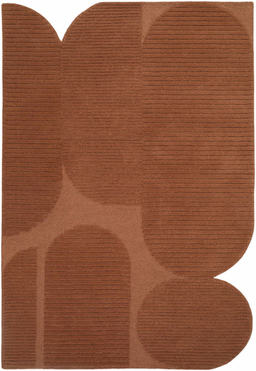 Fihe Abstract Modern Hand Tufted Wool Area Rug
