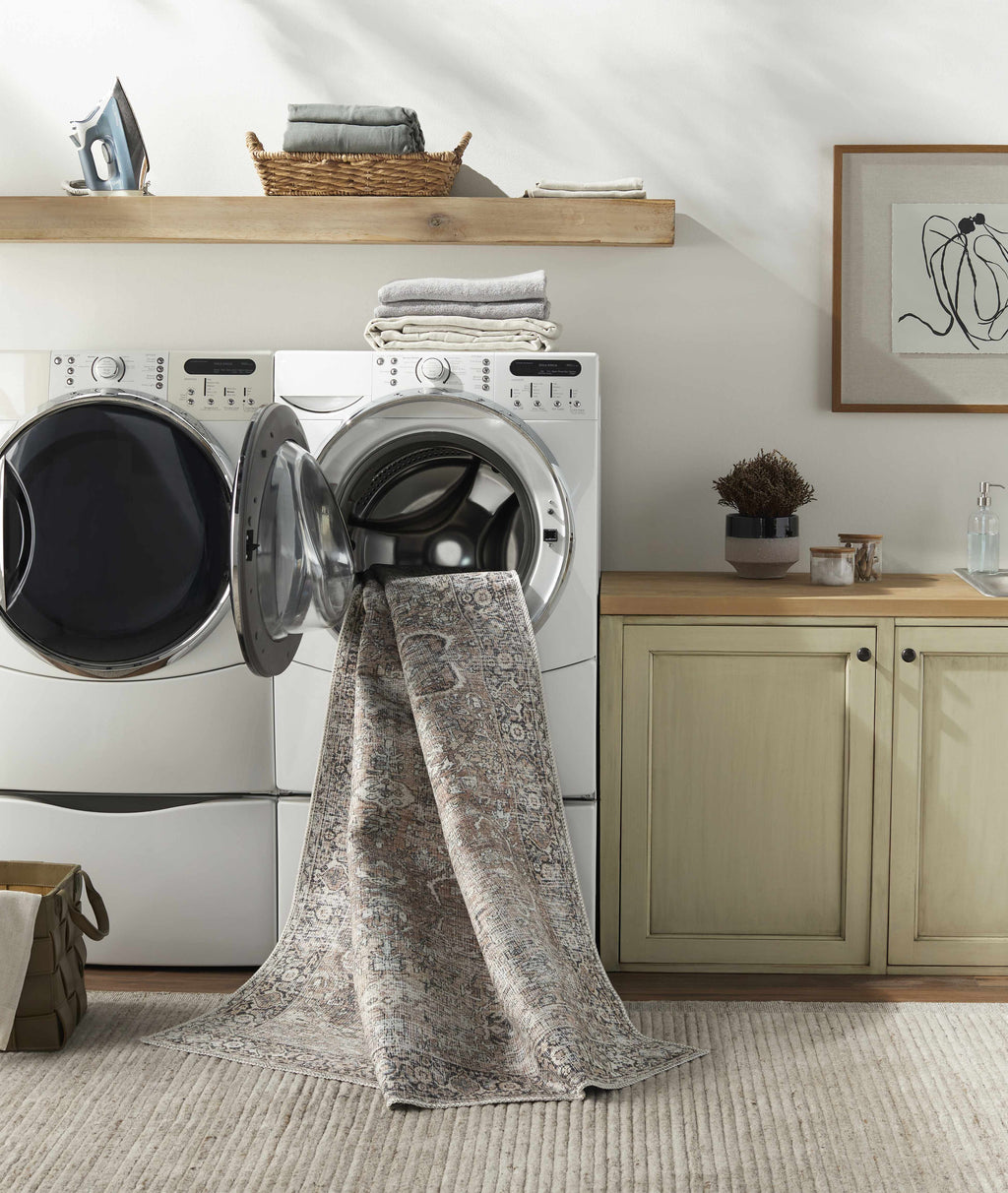 Jill Washable Area Rug - Clearance