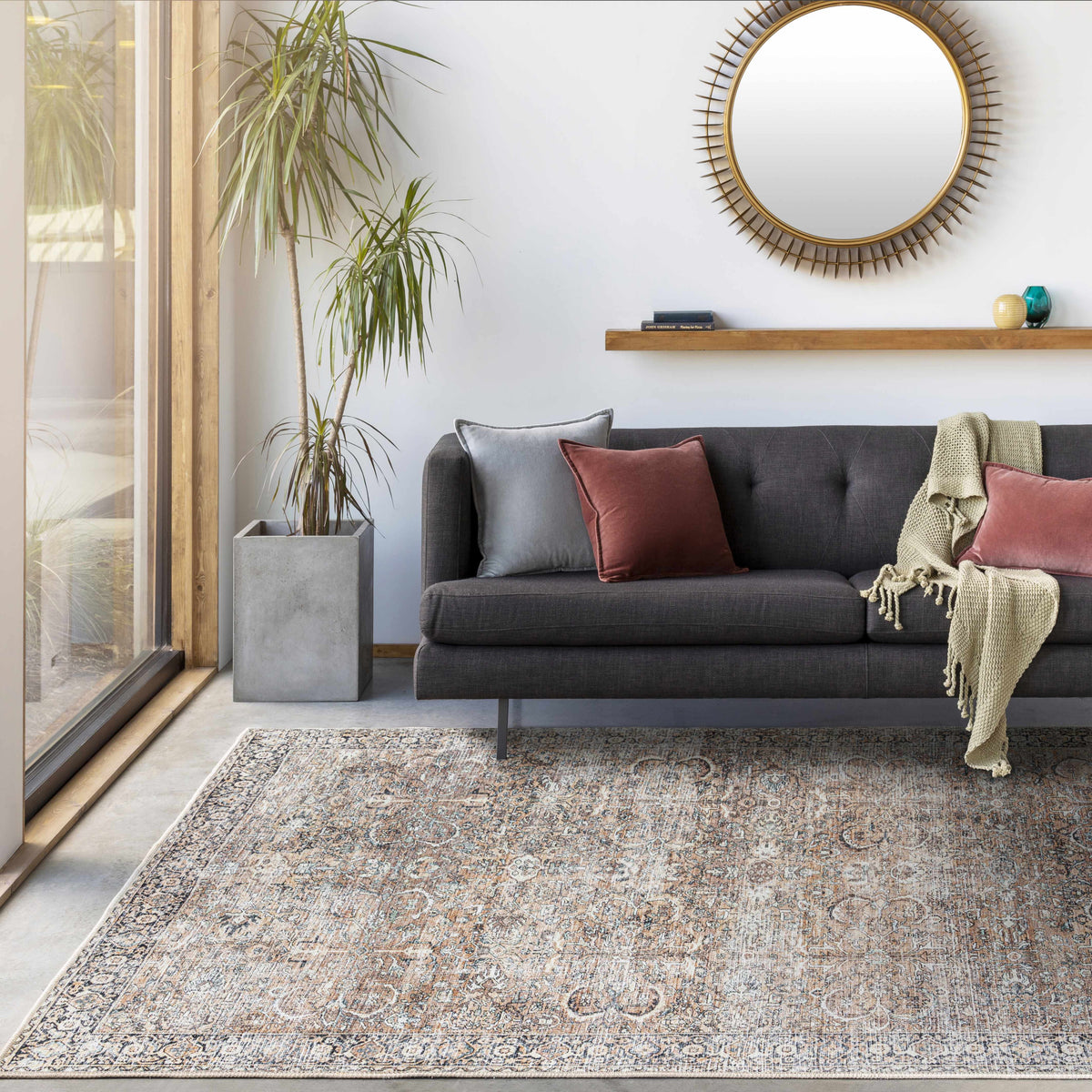Jill Washable Area Rug - Clearance